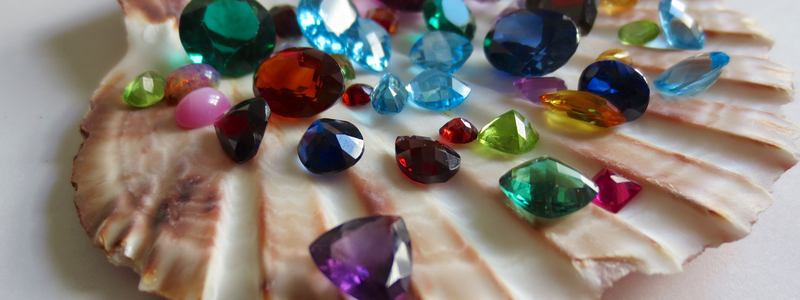 Gemstones in the rough